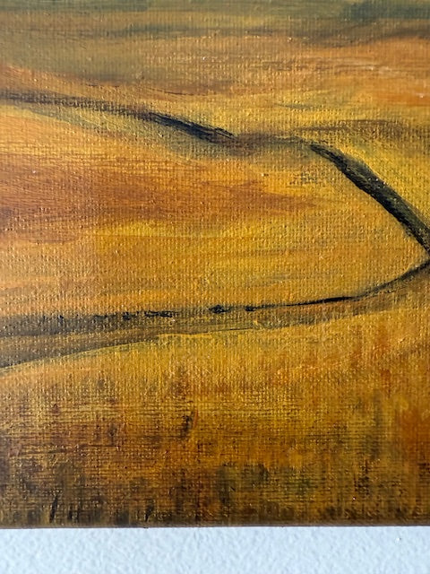 Chinook Clouds over Prairies- Hand-painted canvas