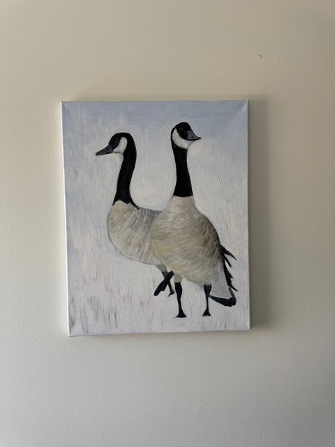Canada Geese- Hand-painted Original on Canvas