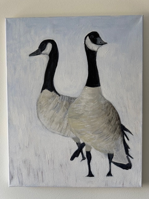 Canada Geese- Hand-painted Original on Canvas