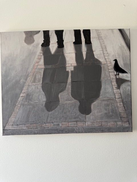 Shadows- Hand-painted Original Canvas