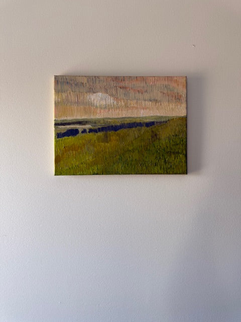 Prairie Landscape- Hand-painted Oil on Canvas