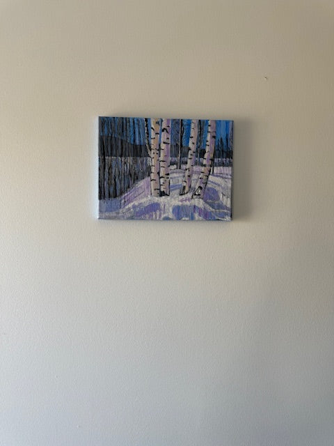 Birch Trees- Hand-painted Original on Canvas