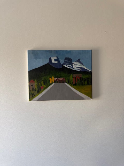 Three Sisters - Canmore, Alberta- Hand-painted canvas