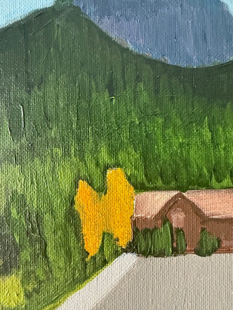 Three Sisters - Canmore, Alberta- Hand-painted canvas