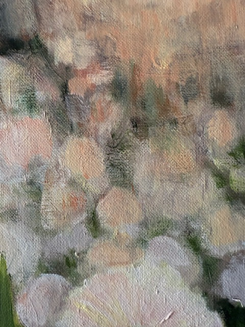 Dandelions in Morning Sun- Hand-painted canvas