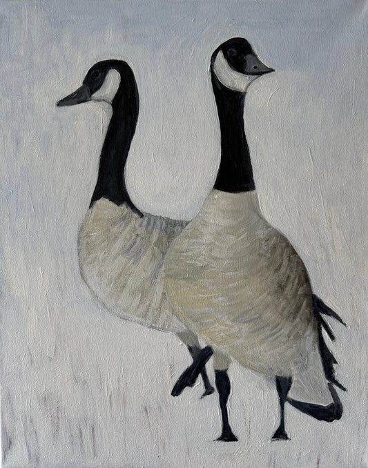 Canada Geese- Hand-painted Original on Canvas