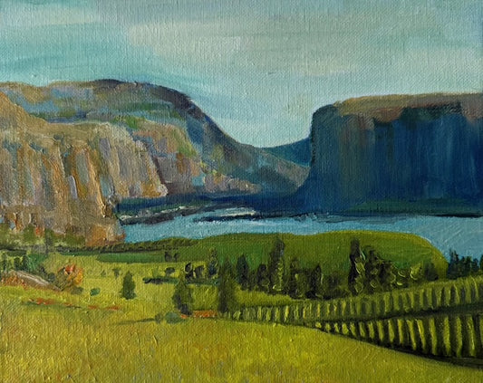 Okanagan Valley- Hand-painted Original on Canvas